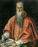 El Greco st. jerome as a cardinal Germany oil painting artist